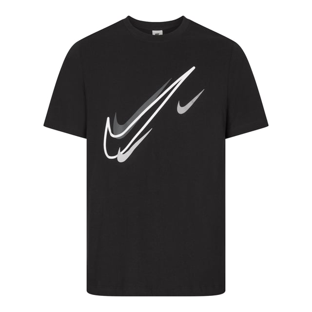 Nike Sportswear Men s Swoosh Logo T Shirt Black