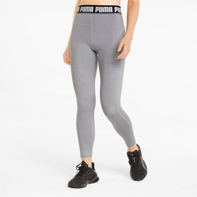 PRODUCT STORY Give your curves the ultimate hug in these fiercely feminine leggings. Haute and high waisted for a figure-flattering fit, and made using recycled fibres for a sleek spin on sustainability, dryCELL moisture-wicking technology to keep you cool and comfortable when the action heats up and bold PUMA branding, you'll be well suited for a serious sweat session. FEATURES & BENEFITS : dryCELL: PUMA's designation for moisture-wicking properties that help keep you dry and comfortable Contains Recycled Material: Made with recycled fibers. One of PUMA's answers to reduce our environmental impact. DETAILS : Tight fit High-waisted silhouette Forwarded side seams for freedom of movement Repeating PUMA Wordmark on waistband PUMA Cat Logo at left ankle