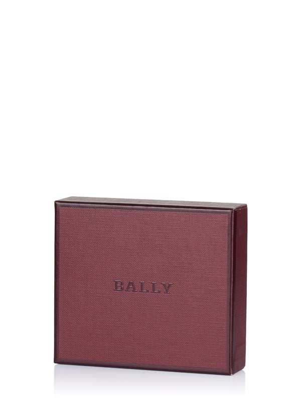 100% piel de vacuno; billetera Bally; Modelo: 59395121060 F017; Mano de obra de alta calidad; 100% cuero; Cierre: Cremallera; compartimentos para monedas; Dimensiones (cm): 8 x 12 x 2; Detalles del logotipo de Bally.