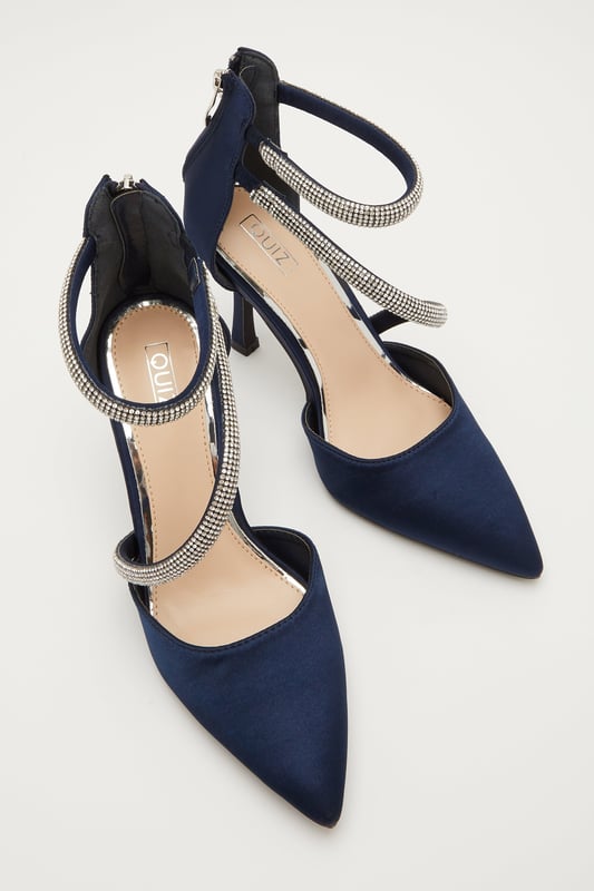 Quiz navy cheap heels