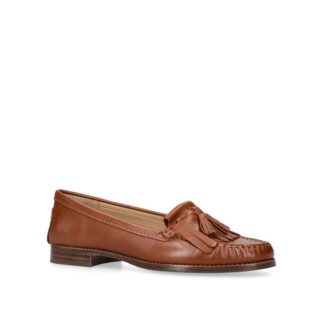 Carvela leather tassel loafer on sale