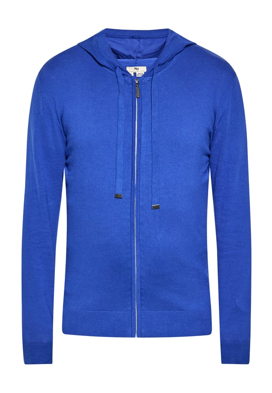 Deze hoodie met volledige ritssluiting heeft een ritssluiting, een capuchon met trekkoord en geribde manchetten voor een goede pasvorm. Dit basic sweatshirt met lange mouwen biedt veelzijdigheid voor dagelijks gebruik. Het strakke, eenvoudige ontwerp maakt het een essentiële toevoeging aan elke garderobe.  Jas met capuchon
