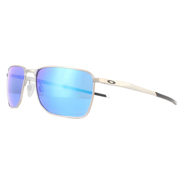 Oakley Sunglasses Ejector OO4142-04 Satin Chrome Prizm Sapphire are a very modern style with angular lenses and sculptured temples. The thin and strong wire design is still as popular and fashionable as when Oakley introduced wire frames a fair few years ago now