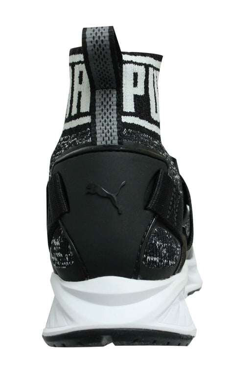 Puma Ignite Evoknit Black Lace Up Womens Slip On Running Entrenadores 189766 01