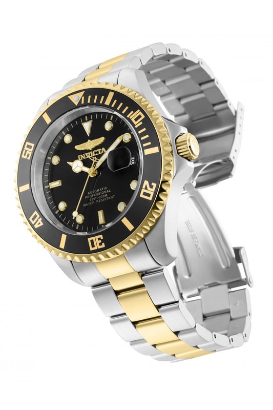 El Invicta 34041 tiene una caja de acero inoxidable de 47 millimetros con una esfera negro.
Esta modelo funciona con un movimiento de Automático preciso.
Resistencia a la presión de aqua de 20 bares.
Este modelo es parte de la colección Invicta Pro Diver.

2 años de garantía Invicta.