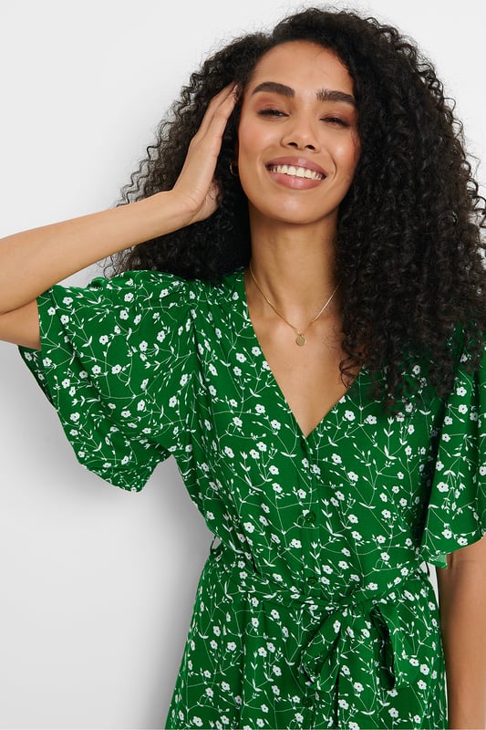 Petite button dress online