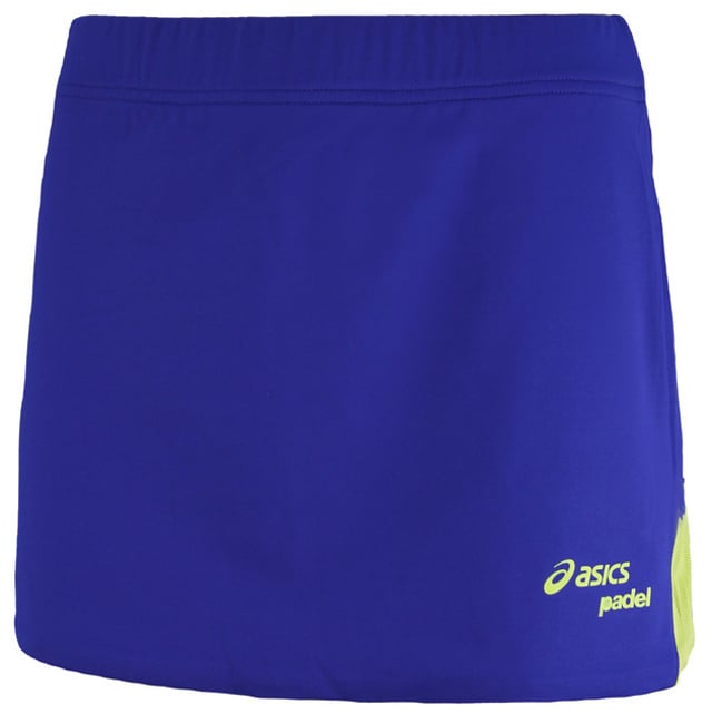 Asics Motion Dry Padel Womens Blue Tennis Skort Asics Motion Dry Padel Reversible Skirt Blue Womens Tennis Bottoms 113433 0876
