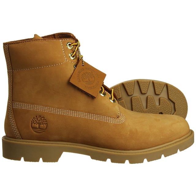 The Timberland Premium 6-Inch Men's Yellow Boots are a classic and iconic choice for men who appreciate rugged and stylish footwear. Here are the key features of these boots:

 Yellow Nubuck Leather:  These boots are typically constructed with premium yellow nubuck leather, which is not only stylish but also durable and resistant to wear and tear.

 Classic 6-Inch Height:  The 6-inch height is a signature feature of Timberland boots. It provides ankle support and protection, making them ideal for various outdoor activities.

 Waterproof Construction:  Timberland is known for its waterproof boots, and the Premium 6-Inch Boots are no exception. They often feature seam-sealed construction and waterproof leather to keep your feet dry in wet conditions.

 Padded Collar and Tongue:  These boots usually come with a padded collar and tongue, enhancing comfort and reducing the risk of chafing or discomfort during wear.

 Lace-Up Closure:  The boots typically feature a secure lace-up closure system with rustproof hardware, allowing for a customized fit and ensuring durability over time.

 Anti-Fatigue Technology:  Some Timberland boots come with anti-fatigue technology in the midsole, providing all-day comfort and support, especially during long walks or hikes.

 Rubber Lug Outsole:  The rugged rubber lug outsole offers excellent traction and grip on various surfaces, making these boots suitable for outdoor adventures.

 Versatile Use:  While originally designed for outdoor and workwear, these boots have become a fashion statement and can be worn in various casual and urban settings.

 Timberland Branding:  These boots feature Timberland branding details, such as the iconic Timberland tree logo on the side and embossed branding on the tongue, representing the brand's reputation for quality and style.

In summary, the Timberland Premium 6-Inch Men's Yellow Boots are a durable and stylish choice for men who want both fashion and function in their footwear. With their waterproof construction, comfortable features, and iconic design, they are a versatile addition to your wardrobe, suitable for both outdoor activities and everyday wear. These boots are a classic symbol of Timberland's commitment to quality and rugged style.