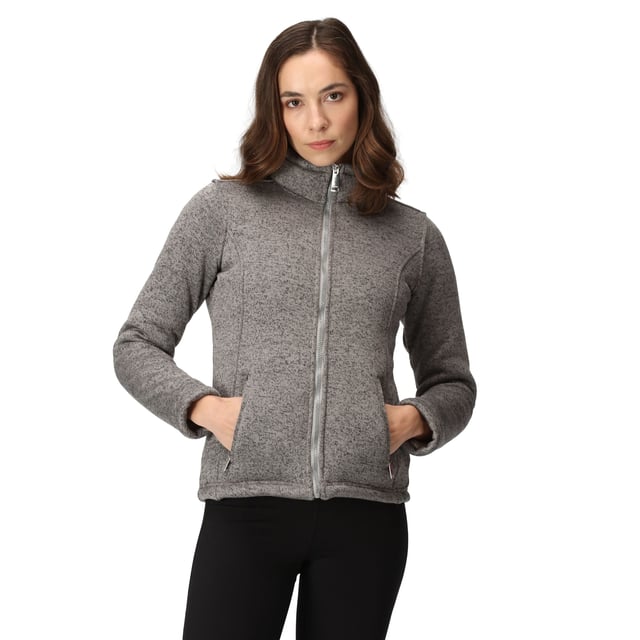 100% Polyester. Fabric: Bonded Fleece, Heavy Pile. Lining: Knit Effect. Design: Logo, Plain. Sleeve-Type: Long-Sleeved. Neckline: Standing Collar. Pockets: 2 Lower Pockets, Zip. Fastening: Full Zip. 8 UK: 32 in. 10 UK: 34 in. 12 UK: 36 in. 14 UK: 38 in. 20 UK: 45 in. 22 UK: 48 in. 24 UK: 50 in. 26 UK: 52 in. 18 UK: 43 in. 16 UK: 40 in.