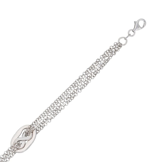 This dazzling Bracelet for Women from Orphelia  is the perfect gift to spoil yourself or a loved one. The Bracelet is made out of 925 Sterling Silver, colored Silver at Length: 19 cm weighing in at 7.8 grams with a Width of 1.2 cm at its widest point. The Orphelia Women's 925 Sterling Silver Bracelet - Silver ZA-1646 is delivered in a stunning gift box and carries a two year warranty.