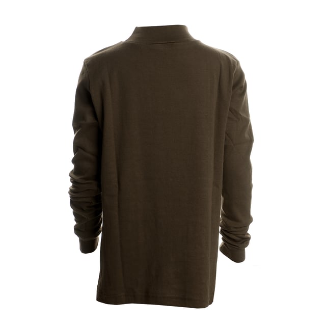 Unisex Boys and Girls Half Neck Long Sleeve T-Shirt.

 This comfortable and versatile long-sleeved t-shirt is perfect for little ones. Designed with a crew neck that offers extra coverage and a modern fit, it's ideal for everyday wear or special occasions.

 Unisex, it fits perfectly to boys and girls, offering a simple and elegant look.

 Made from a cotton-polyester blend, this t-shirt combines the natural softness of cotton with the durability of polyester, ensuring all-day comfort.

 Available in a wide range of solid colours, it is easy to match with any outfit. It also features cuffs on the sleeves, providing a firm fit and preventing the sleeves from slipping.

 An essential item for any child's wardrobe, practical and stylish!
 Composition: 50% Cotton, 50% Polyester
 Care:
- Wash at a maximum of 30ºC.
 - Use mild detergents.
 - Do not use bleach.
 - Dry at low temperature.
 - Iron at low temperature.