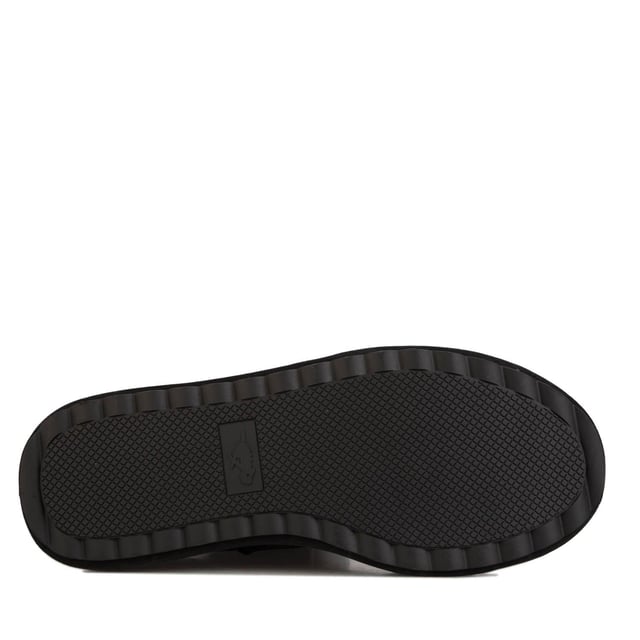 Botas altas Rocket Dog negras para mujer, confeccionadas en sintético y suela sintética. Características: altura de tacón 6 cm, forro textil, tirador en el talón, refuerzo elástico y tacón cuadrado.
