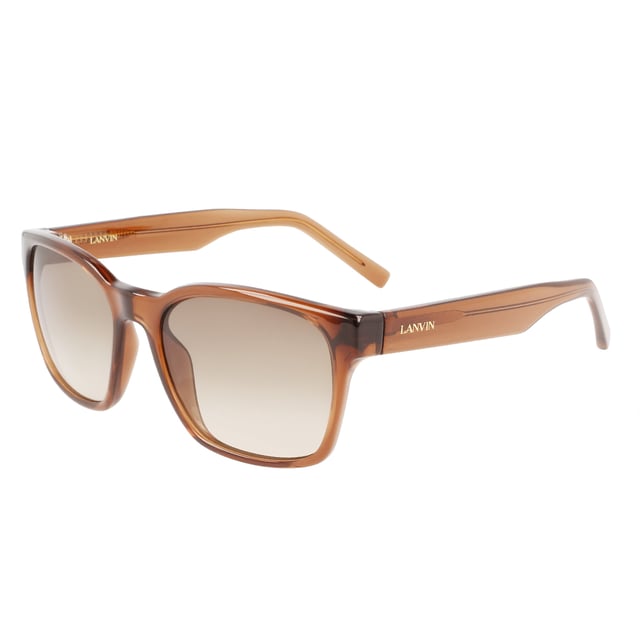 Gafas de sol LNV636S con montura de acetato.

Forma y diseño:
- Estas gafas Lanvin tienen una silueta cuadrada.

Material de la montura:
- La montura de estas gafas está fabricada en acetato, un material plástico.
- El acetato proporciona durabilidad, flexibilidad y un acabado liso a la montura.

Patillas de acetato:
- Las patillas también están hechas de acetato, a juego con el material de la montura.
- El acetato en las patillas las hace livianas y cómodas de llevar.

Detalles de la marca:
- Grabado de la marca Lanvin en las patillas.
- Estos elementos de diseño ayudan a identificar claramente el modelo como parte de la colección de gafas Lanvin.

Lentes:
- Los lentes son de alta calidad.
- Estos lentes proporcionan una excelente protección UV y una visión nítida y clara.
 Medidas: Ancho lente: 55 mm. Puente: 18 mm. Patillas: 140 mm.
 Composición: Acetato
 Cuidados:
Utiliza un paño de microfibra suave y limpio para limpiar tus gafas de sol. Este tipo de paño no rayará los lentes.
Evita usar productos de limpieza abrasivos, detergentes, alcohol o acetona, ya que pueden dañar los lentes y los tratamientos antirrefleja