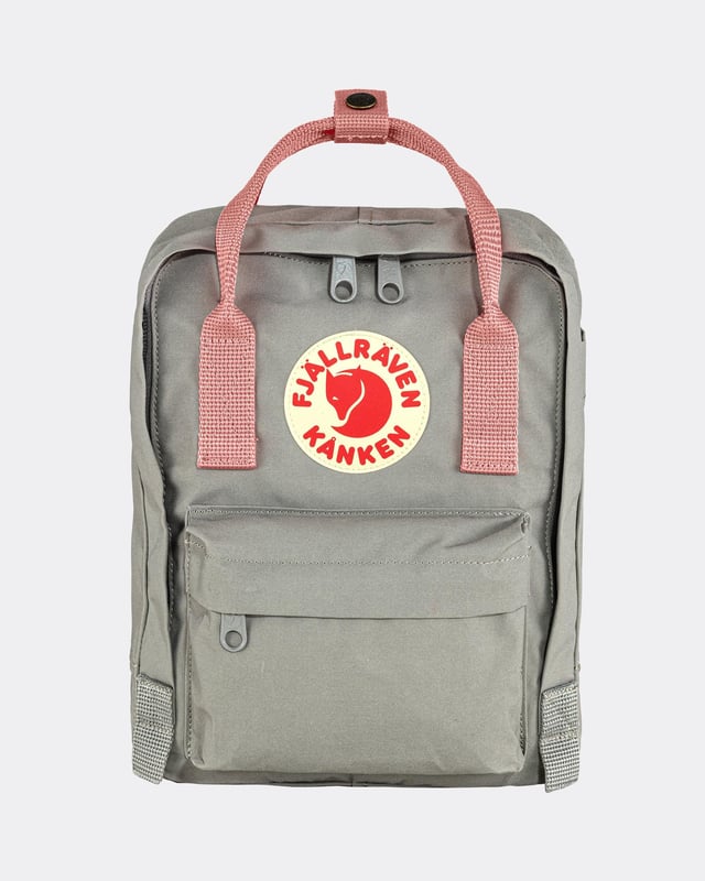 Fjallraven Kanken Mini Unisex Backpack Unisex Kånken Mini
Kånken was created in 1978 to help prevent back problems among Swedish school children and, since then, has become one of Fjällräven's most appreciated products. The Mini-version is suitable for small children as well as for full grown adults who are looking for a small backpack. It is perfect for carrying a change of clothes for preschool or food on an outing, and as a smart everyday bag for books, water bottles, fruit and more. The shoulder straps are long and adjustable and fit both small and big backs. They can be fastened with a clasp so that they are not in the way when at their tightest. The material is hard-wearing, lightweight Vinylon F fabric that is able to withstand dirt and wetness. The main compartment has a large zipped opening, which makes it easy to pack and unpack. Two flat side pockets and a zipped pocket on the front. The included PE foam seat cushion is stored in the interior back pocket and also prevents the contents in the main compartment from poking against your back. Handles at the top and slender, adjustable shoulder straps. The logo on the front is reflective. It also has an address label inside the main compartment.
Popular backpack in hardwearing Vinylon F fabric.
Carried as a backpack or a bag via convertible straps.
Removable seat pad, reflective logo.
Name and address label on inside of pack.
Vinylon F: 100% vinylal
Produced without PFCs
Inside compartment, Open outside pocket(s), Zippered outside pocket(s)
Water resistant, Quick-drying, Durable
Clean with soft brush and lukewarm water
F23561