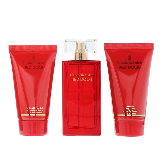 Red Door by Elizabeth Arden is an oriental floral fragrance for women. Top notes are orange blossom, plum, violet, peach, anise and rose. Middle notes are honey, carnation, tuberose, orchid, freesia, lily, jasmine, ylang-ylang, lily-of-the-valley and rose. Base notes are sandalwood, amber, musk, benzoin, vetiver, heliotrope and cedar. Red Door was launched in 1989.