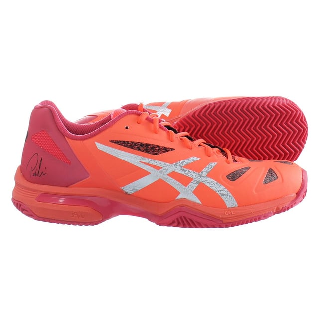 Asics Gel Lima Womens Orange Padel Trainers