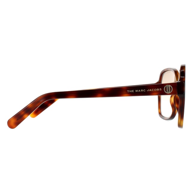 Marc Jacobs Square Womens Havana Brown Gradient 90041091 Marc Jacobs are a classy square style crafted from lightweight acetate. The Marc Jacobs emblem is engraved on the slender temples for brand authenticity.