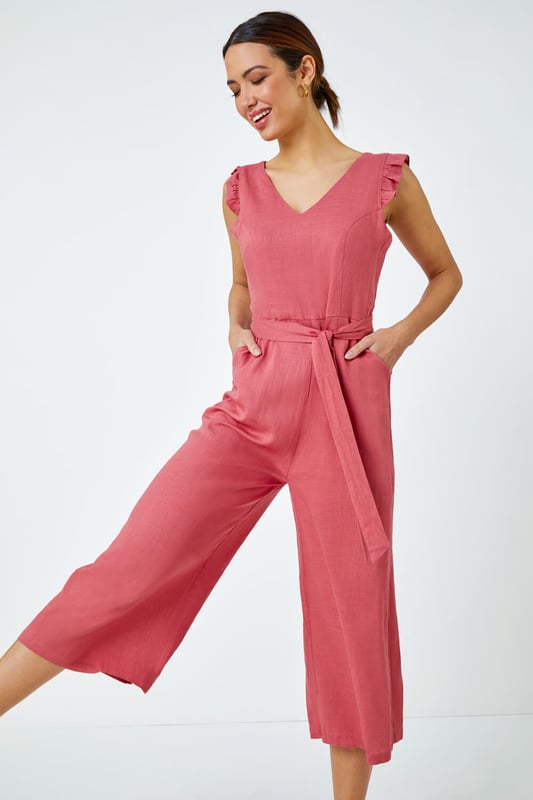 Roman store pink jumpsuit