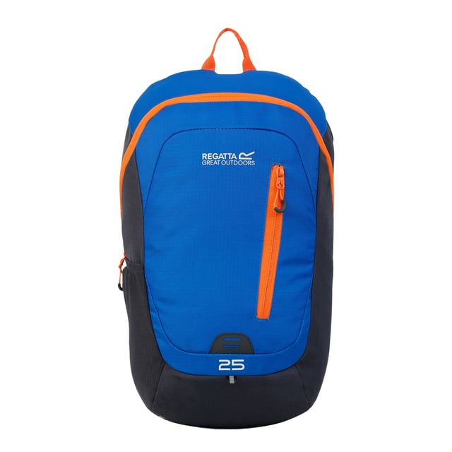 Material: Polyester. Denier: 600D. Capacity: 25L. Pockets: Bottle, 1 Front Pocket. Compartments: 1 Main Compartment. Suitable for: 16in Laptop. Adjustable Sternum Strap, Air Mesh Back, Grab Handle, Padded, Padded Adjustable Shoulder Straps, Zip Pullers. Fabric Technology: Durable, Water Repellent. Design: Logo, Reflective Detail. Fastening: Zip.