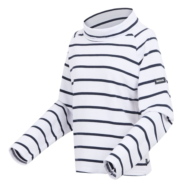 80% Cotton, 20% Polyester. Fabric: Towelling. Design: All-Over Print, Contrast Stripe. 270gsm. Fabric Technology: Durable. Neckline: Funnel Neck. Sleeve-Type: Long-Sleeved. Fit: Relaxed Fit. Fastening: Pull Over. Sustainability: Sustainable Materials. 8 UK: 32 in. 10 UK: 34 in. 12 UK: 36 in. 14 UK: 38 in. 20 UK: 45 in. 18 UK: 43 in. 16 UK: 40 in.