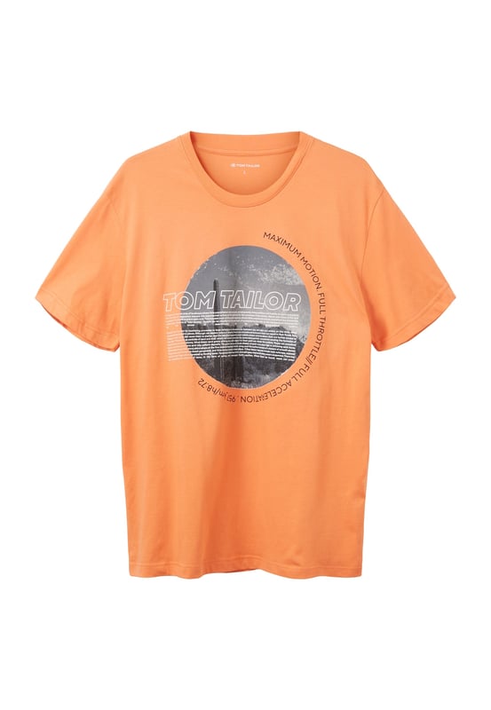 Dieses T-Shirt von Tom Tailor für Herren ist ein echter Hingucker. Es hat einen Rundhalsausschnitt und kurze Ärmel für einen lässigen Look. Das Highlight ist der Fotoprint auf der Vorderseite, der ihm ein urbanes Flair verleiht. Das T-Shirt ist aus hochwertigen Materialien gefertigt, die für einen hohen Tragekomfort und eine gute Passform sorgen. Ob zu Jeans, Shorts oder Chinos, dieses T-Shirt passt zu jedem Outfit und ist ideal für den Sommer. Bestellen Sie jetzt dieses Tom Tailor T-Shirt mit Fotodruck für Herren und überzeugen Sie sich von seiner Qualität und seinem Stil.