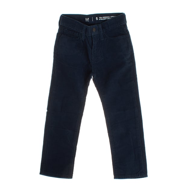 Boys corduroy pants, made from authentic stretch-free corduroy denim for a classic, long-lasting style.

 Featuring a straight cut design, these pants offer a comfortable, traditional fit.

 The front closure features a button in the center, while sizes 4 to 8 include a convenient hook and bar system hidden under a false clasp. Additionally, it includes an adjustable elastic band on the inside, allowing for a perfect and comfortable fit.

 Featuring a zip fly for added practicality, these corduroy jeans are ideal for everyday wear, providing a timeless and functional look.
 Composition: 100% Cotton
 Care:
- Machine wash cold.
 - Use similar colors in the wash.
 - Avoid the use of bleaches.
 - Dry at low temperature in the dryer.
 - Iron at low temperature.
 - Do not dry clean.