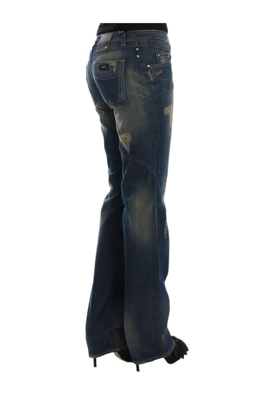 Marca: CNC Costume National.
  Material: 100% algodon.
  Color: Azul.
  Corte: Pierna recta.
  Detalles del logotipo.
  Etiquetas originales y bolsa de la tienda incluidas.