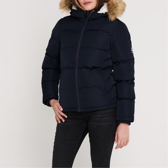 Soulcal two zip bubble jacket ladies cheap