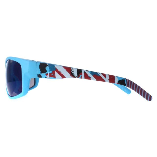 Smarty Wrap Unisex Matte Light Blue Coloured Design Blue X2125  Sunglasses Boost your sporty style with SMARTY Designer Sunglasses model X2125C, ideal for both men and women seeking fashion and functionality. These wrap-shaped sunglasses feature a sleek matte blue plastic frame, accented by vibrant, colorful patterned arms, and blue mirrored lenses for superior UV protection and reduced glare. The X2125C model combines eye-catching design with all-day comfort, perfect for any outdoor adventure. Available at an incredible discount from the regular retail price, these designer sunglasses offer unmatched quality and value. Upgrade your eyewear collection with SMARTY and enjoy top-tier design and performance for less.
