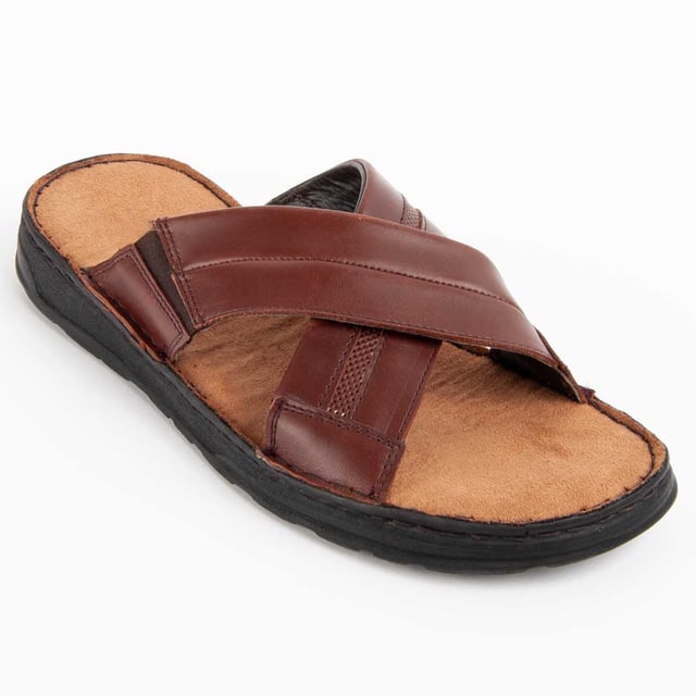 Garantía Purapiel, 10 años de garantía. Sandalia casual para hombre. Hecha en piel natural. Calce cómodo. Fabricado por otras marcas para nuestra marca.