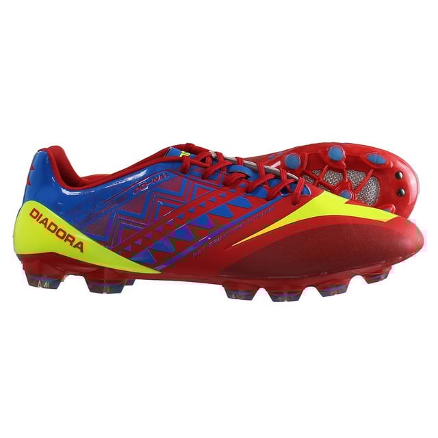 Red diadora football boots sale
