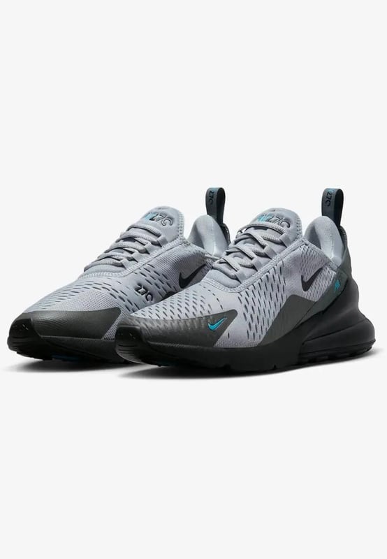 Nike Air Max 270 Trainers, Wolf Grey Black Iron