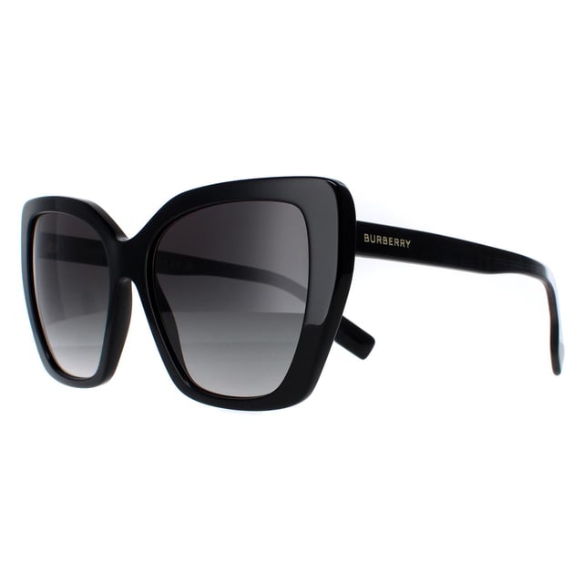 Burberry Cat Eye Womens Black Grey Gradient BE4366