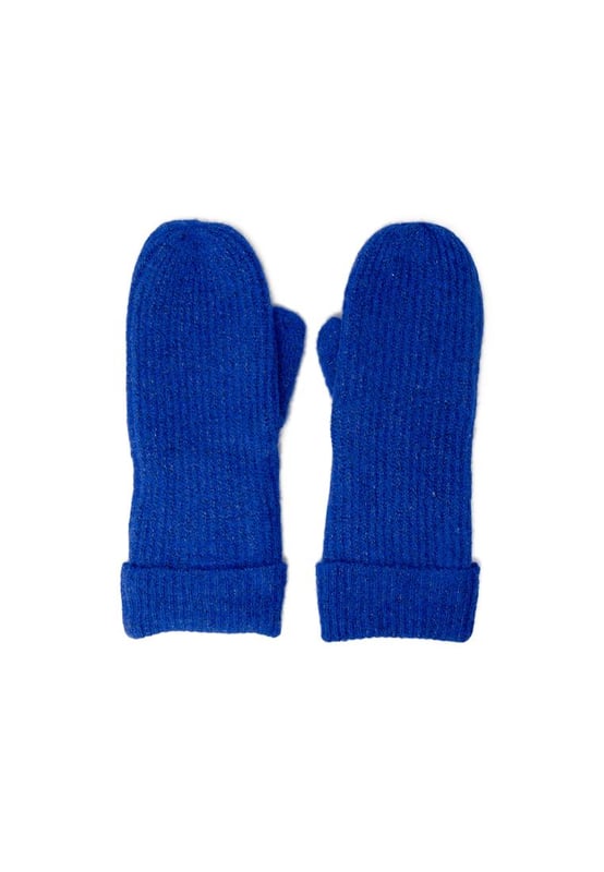 Marca: Vero Moda.
  Genero: Mujeres.
  Tipo: Guantes.
  Temporada: Otono/Invierno.
  Color: Azul.
  Patron: Liso.
  Cierre: Slip on.
  Tamano (cm): 24x10x1.5.
  Composicion: 39% acrilico 5% lana 3% lycra 53% poliester.
  Lavado: Lavar a maquina a 30°.
