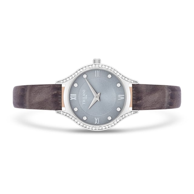 Would you like a watch with feminine broadcast that fits every outfit? Then this model of the Trilani brand is a good choice. The women's watch inspires with a tidy dial with striking dauphine devices and Roman numbers. The curved stainless steel housing, glamorous sparkle accents made of glass crystals and a soft real leather bracelet with a croco embossing round off the high-quality overall concept and make the watch a varied companion at work and leisure. A precise quartz clock, a mineral glass and a screwed housing floor make the premium equipment perfect.