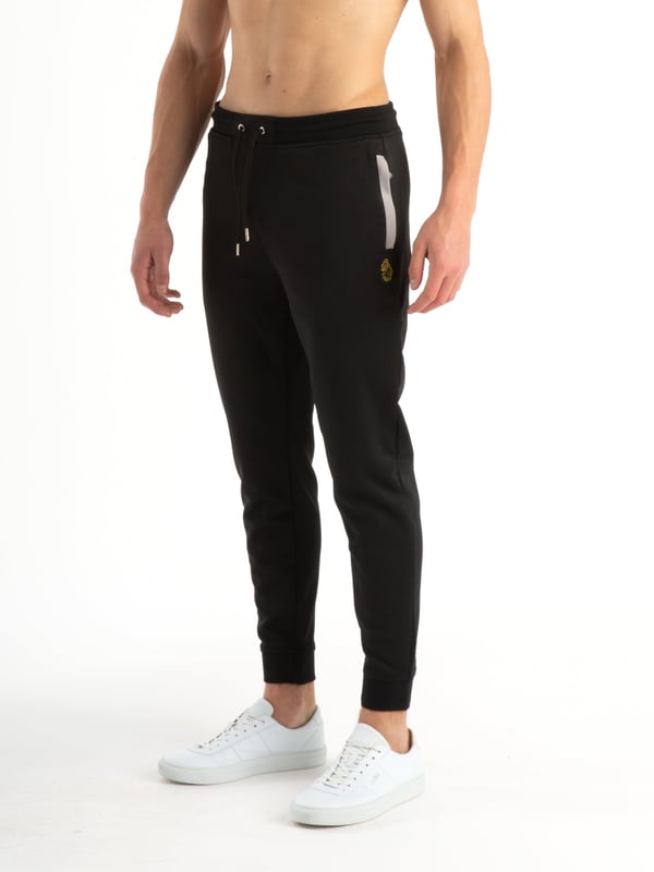 Luke 1977 Francis Straight Leg Tracksuit Joggers Black