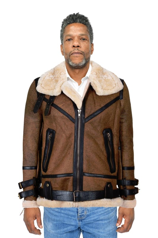 Gürtelschlaufen Wrangler Lederjacke Herren Wrangler Ledergürtel