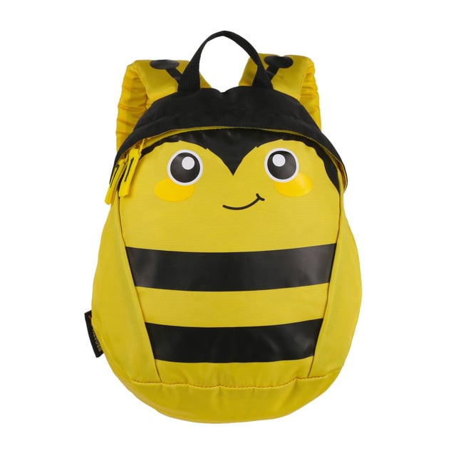 100% Polyester. Design: Bee. Fastening: Two Way Zip. Adjustable Shoulder Strap, Grab Handle, Padded Straps, Zip Pullers. Compartments: 1 Main Compartment. Pockets: Internal, 1 Security Pocket. Hardwearing.
