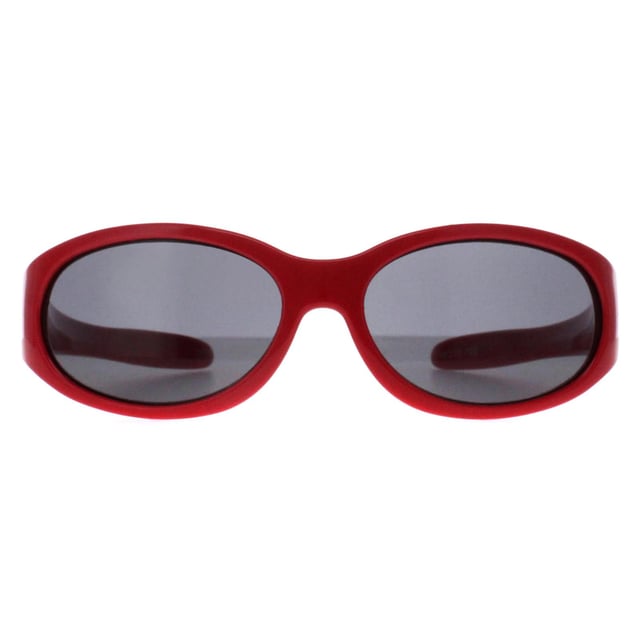 Smarty X2136 C rood grijze zonnebril Houd je baby stijlvol beschermd met SMARTY Designer Zonnebril model X2136C, perfect voor baby's tot 3-jarigen. Deze wikkelvormige zonnebril heeft een levendig rood montuur met duurzame kunststof armen en grijze glazen, en biedt superieure UV-bescherming en een speelse look. Het model X2136C combineert een trendy ontwerp met babyvriendelijk comfort en duurzaamheid, zodat je kleintje veilig en chic blijft tijdens zonnige avonturen. Deze designer zonnebril is verkrijgbaar met een onverslaanbare korting op de normale verkoopprijs en biedt uitzonderlijke kwaliteit en waarde. Geef je baby de perfecte mix van bescherming en stijl met een SMARTY zonnebril.
