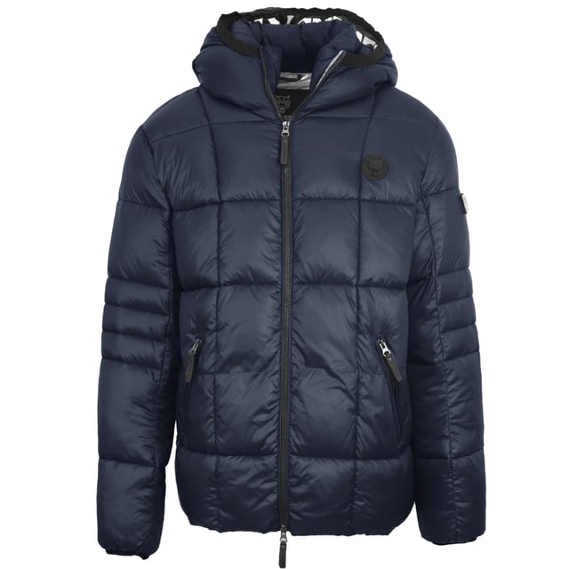 Mant�ngase elegante y elegante con la chaqueta azul marino Plein Sport Silmed. El dise�o simple agrega un toque de sofisticaci�n, mientras que el interior acolchado asegura el calor y la comodidad. �Perfecto para cualquier individuo de moda! Palabos frontales de cierre de cremallera, 2 bolsillos de cierre de cremallera, capa de cierre central de cremallera, relleno: 100% poliamida, forro: chaqueta acolchada de 100% de poli�ster, estilo de cierre de cremallera: UPPS26E 85