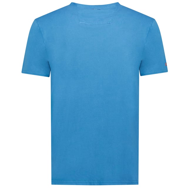 Geographical Norway short sleeve t-shirt.
 Round neckline with ribbed finish.
 Embroidered brand print on the front.
 Seams seen in tone.
 Composition: 100% cotton
 Care:
Wash at maximum temperature 30º.
 Do not iron.
 Do not use dryer.
 Do not use bleach.
 Do not dry clean.