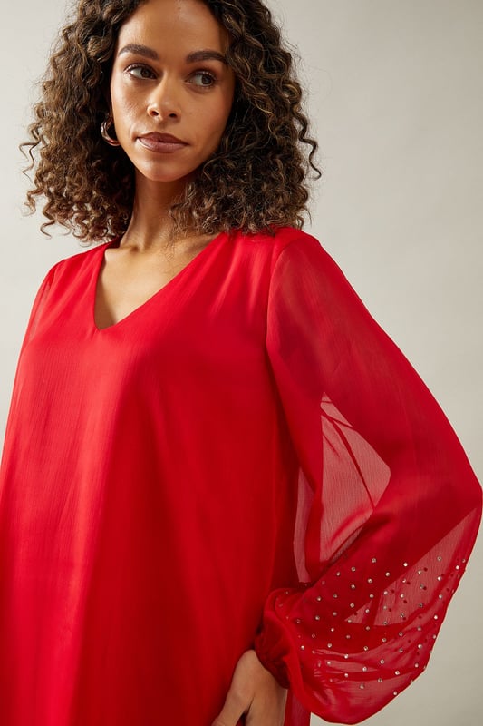 Wallis hotfix bardot dress top