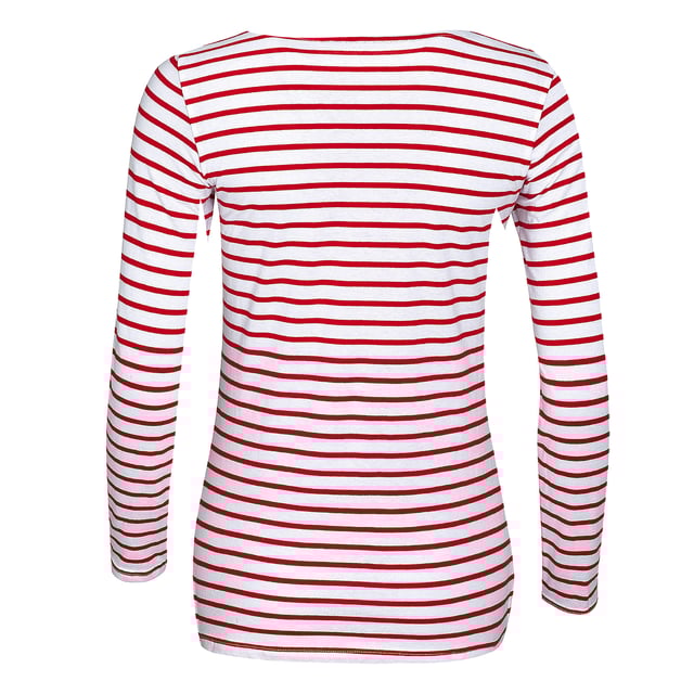 Nacken-Nahtband. Seitenschlitze. Doppelnähte. Etikett ohne Logo. Größe: XS - 32/34,  S: - 34/36, M - 36/38, L: 38/40, XL: 40/42, XXL: 42/44. 100% Baumwolle.
