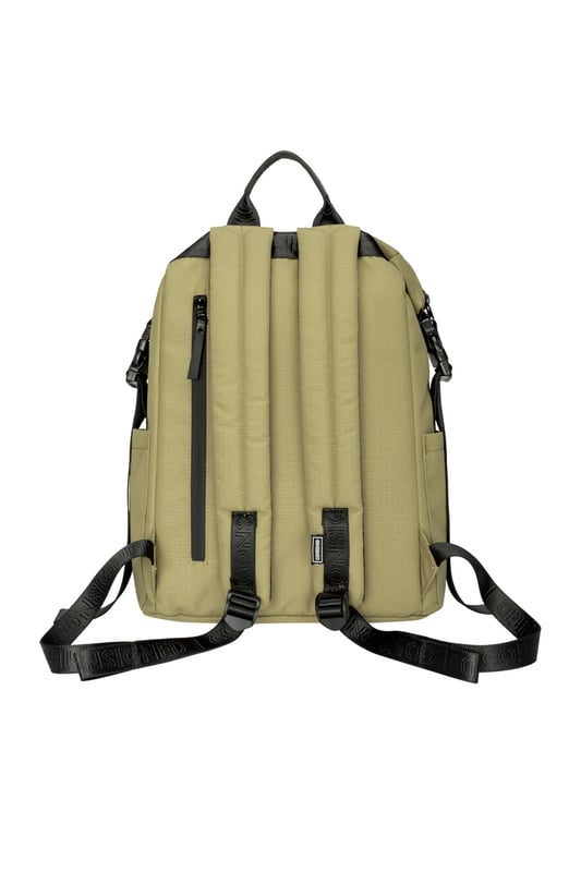 A double clip feature allows multi-functional use, enabling the bag to transform into 3 different designs depending on your needs. Key features include front, side & rear pockets for organised storage. Inside ensures maximum functionality with a generous internal capacity and 15 inch padded laptop sleeve - Fits Apple MacBook Pro 16 inch. Features: , Water Resistant, 15 inch padded laptop sleeve - Fits Apple MacBook Pro 16 inch & nested 9.7 inch tablet pocket with Velcro fastening, Waterproof zip top opening to main compartment, 100% Recycled body & lining polyester made from recycled plastic bottles [GRS certified fabric], Double clip feature which allows the bag to transform into 3 different designs, Front zip pocket with a storm flap and YKK zip, Quick access slip pockets on each side, Rear secure access waterproof zip pocket, Internal zip & slip pockets, Large size Style Ref: 50511 SAND