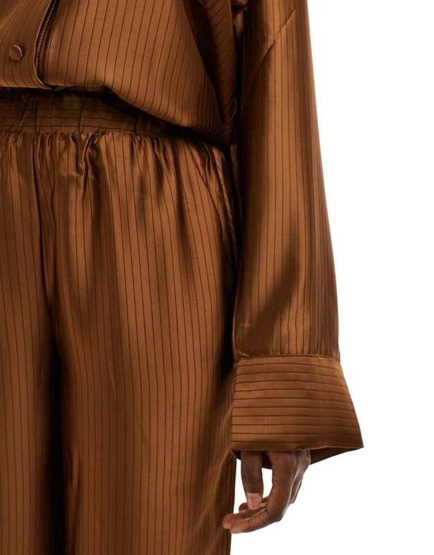 Trousers & Leggings by Y.A.S Part of a co-ord set Shirt sold separately High rise Elasticated waistband Wide legSold By: Asos