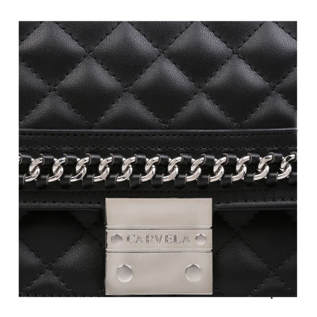 Carvela black deals chain bag