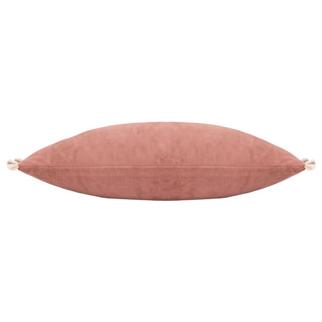 The Tilly cushion is made entirely of soft, opulent velvet and comes in a variety of soft pastel colours to help create a sophisticated look for your sofa. The dual-sided cottage core frill trim adds gravitas to the design, making it easy to combine with other larger cushions as part of a larger design scheme.