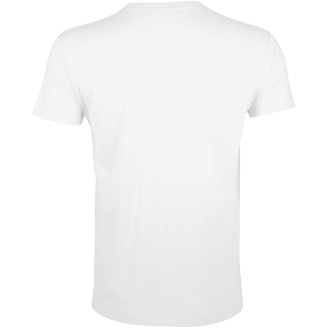 Fitted cut. Taped back neck. Rib neckline. Twin needle stitching. Fabric weight: 150 gsm. Material: 100% Ringspun Semi-Combed Cotton. Chest (to fit inches): XS (35/36), S(36/38), M(38/40), L(41/42), XL(43/44), XXL(45/47). Note: not all t-shirts are 100% cotton. Grey marl: 85% cotton/15% viscose. Charcoal marl, heather oxblood, heather denim and heather khaki: 60% cotton/40% polyester.