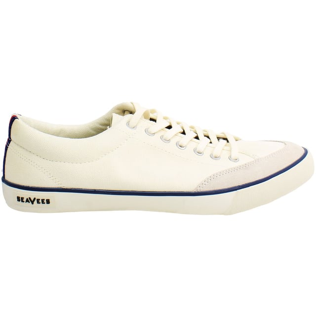 Seavees Westwood Tennis Lace-Up White Canvas Mens Shoes WESTWOOD TENNIS SHOE STD_AM_NATURAL CANVAS