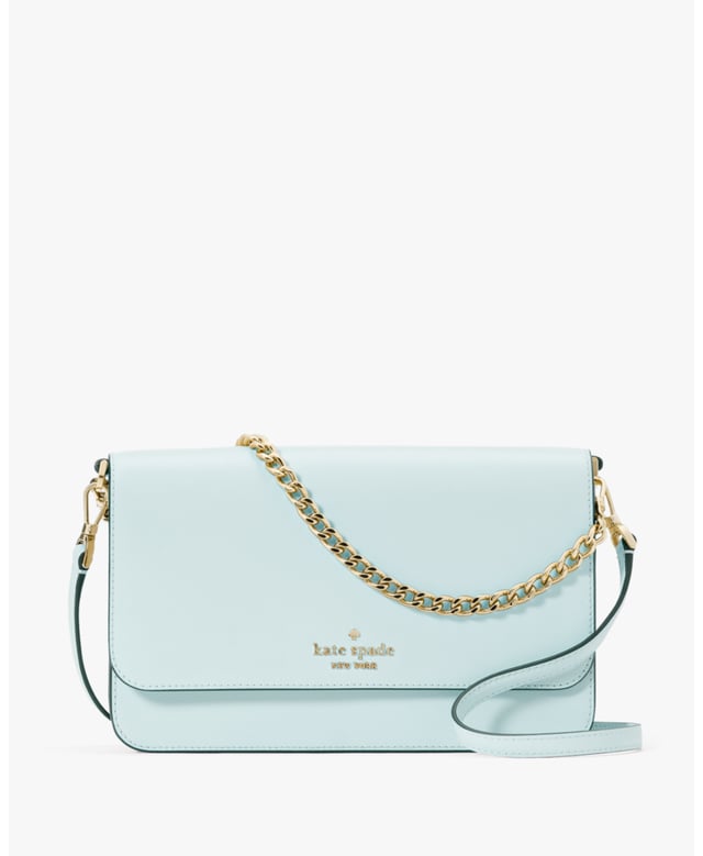 Madison Saffiano Leather Willow Flap Convertible Crossbody, Metal Pinmount With Spade Logo, Back Zip Pocket, Back Zip Pocket,  Length: 5.50 Cm,  Width: 15.50 Cm,  Height: 25.00 Cm